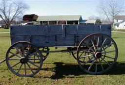 studebaker wooden wagon